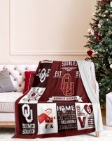 Oklahoma Softball- OU Blanket- Christmas Blanket- For Softball Fans- Championship Mindset Cozy Plush Fleece Blanket white 30x40in