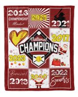 Oklahoma Softball- OU Blanket- Christmas Blanket- For Softball Fans- Championship Mindset Cozy Plush Fleece Blanket white 30x40in
