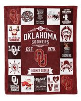 Oklahoma Softball- OU Blanket- Christmas Blanket- For Softball Fans- Championship Mindset Cozy Plush Fleece Blanket white 30x40in