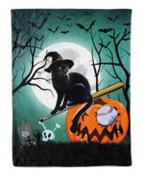 Halloween Blanket, Woven Blanket Decor, Halloween Sherpa Fleece Blanket Cozy Plush Fleece Blanket white 30x40in
