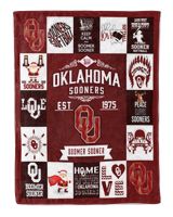 Oklahoma Softball- OU Blanket- Christmas Blanket- For Softball Fans- Championship Mindset Cozy Plush Fleece Blanket white 30x40in