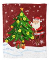 Oklahoma Softball- OU Blanket- Christmas Blanket- For Softball Fans Premium Mink Sherpa Blanket white 50x60in