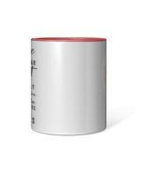 A Horse Can Hear A Human Heart Beat Accent Mug red-accent 11oz