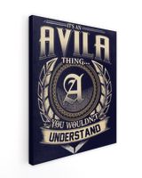 AVILA Ready To Hang Portrait Canvas navy 11x14in