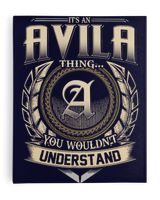 AVILA Ready To Hang Portrait Canvas navy 11x14in