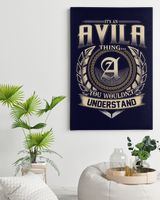 AVILA Ready To Hang Portrait Canvas navy 11x14in