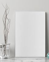 Personalized Custom Paw Prints On My Heart Dog Pet Memorial Canvas Art Poster DC76 Ready To Hang Portrait Canvas white 11x14in