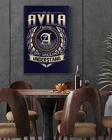 AVILA Ready To Hang Portrait Canvas navy 11x14in