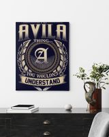 AVILA Ready To Hang Portrait Canvas navy 11x14in