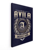 AVILA Ready To Hang Portrait Canvas navy 11x14in