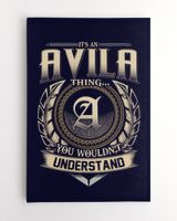 AVILA Ready To Hang Portrait Canvas navy 11x14in