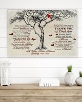 Personalized Custom A Letter From Heaven Memorial Canvas Art FC81 Ready To Hang Landscape Canvas white 14x11in