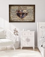 Mon Homme Ready To Hang Landscape Canvas white 14x11in