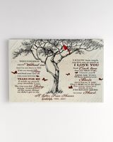 Personalized Custom A Letter From Heaven Memorial Canvas Art FC81 Ready To Hang Landscape Canvas white 14x11in