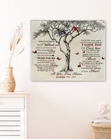 Personalized Custom A Letter From Heaven Memorial Canvas Art FC81 Ready To Hang Landscape Canvas white 14x11in