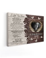 Personalized Custom A Letter From Heaven Memorial Canvas Art FC79 Ready To Hang Landscape Canvas white 14x11in