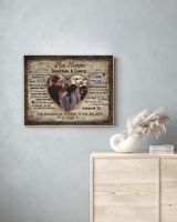 Mon Homme Ready To Hang Landscape Canvas white 14x11in