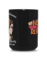 I Am A Book Reader I Am Allergic To Stupidity I Break Out In Sarcasm mug Black Mug 15oz black 15oz
