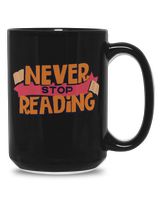 I Am A Book Reader I Am Allergic To Stupidity I Break Out In Sarcasm mug Black Mug 15oz black 15oz