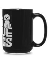 Real Men Love Dogs Black Mug 15oz black 15oz