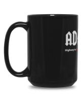 Highway To Hey Look A Squirrel Black Mug 15oz black 15oz