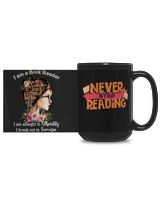 I Am A Book Reader I Am Allergic To Stupidity I Break Out In Sarcasm mug Black Mug 15oz black 15oz
