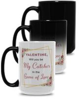 Valentine Mug For Softball Lovers- Softball Mug Gifts Magic Mug 15oz white 15oz