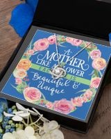 A mother like a flower Love Knot Silver Necklace no-gift-wrap standard-box