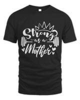 Strong as a mother Men's Standard T-Shirt black s
