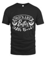 Dad's are better with beard Men's Standard T-Shirt black s