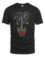 12 Days of Christmas Partridge in a Pear Tree Men's Standard T-Shirt black s