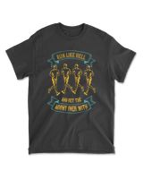 Run Like Hell And Get The Agony Over With Running T-Shirt Men's Standard T-Shirt black s