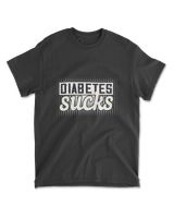 Diabetes Sucks Diabetes T-Shirt Men's Standard T-Shirt black s