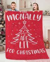 MCNALLY-NT-XM13 Premium Mink Sherpa Blanket (60x80in) red 60x80in