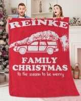 REINKE-NT-XM6-01 Premium Mink Sherpa Blanket (60x80in) red 60x80in