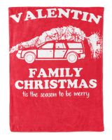 VALENTIN-NT-XM6 Premium Mink Sherpa Blanket (60x80in) red 60x80in