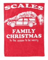 SCALES-NT-XM6 Premium Mink Sherpa Blanket (60x80in) red 60x80in