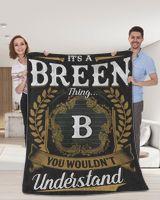 BREEN-NT-B1 Premium Mink Sherpa Blanket (60x80in) black 60x80in