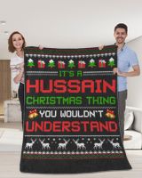 HUSSAIN-NT-XM2 Premium Mink Sherpa Blanket (60x80in) black 60x80in