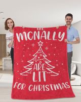 MCNALLY-NT-XM13 Premium Mink Sherpa Blanket (60x80in) red 60x80in