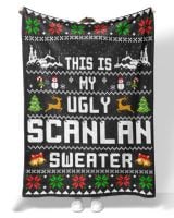 SCANLAN-NT-XM15-01 Premium Mink Sherpa Blanket (60x80in) black 60x80in