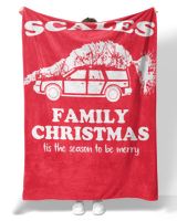 SCALES-NT-XM6 Premium Mink Sherpa Blanket (60x80in) red 60x80in