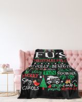 FU-NT-XM10-01 Premium Mink Sherpa Blanket (60x80in) black 60x80in