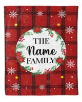 Christmas' Perfect Personalized Gifts XM4 Premium Mink Sherpa Blanket (50x60in)