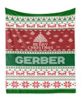 Merry Christmas Fleece Blanket, Personalized Christmas Blanket Gifts for Fbus02015 Gerber XMASBL01 Premium Mink Sherpa Blanket (50x60in) white 50x60in
