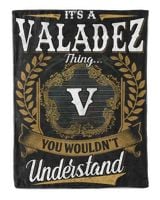 VALADEZ-NT-B1 Cozy Plush Fleece Blanket (60x80in) black 60x80in