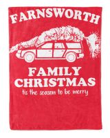 FARNSWORTH-NT-XM6 Cozy Plush Fleece Blanket (60x80in) red 60x80in