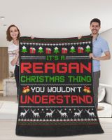 REAGAN-NT-XM2 Cozy Plush Fleece Blanket (60x80in) black 60x80in