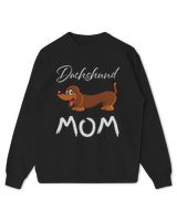 Dachshund Mom Kids Standard Sweatshirt black xs