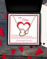 Interlocking Hearts - Gold Plated